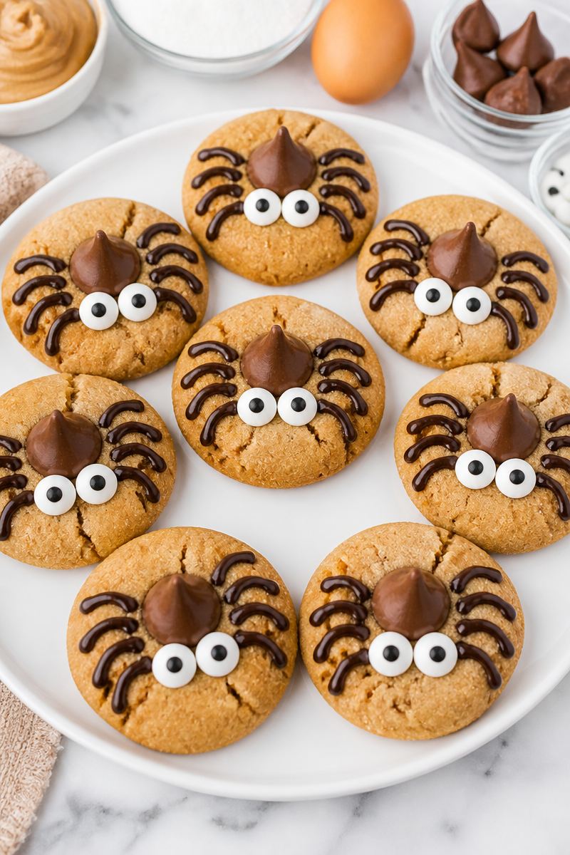 Peanut Butter Spider Blossom Cookie