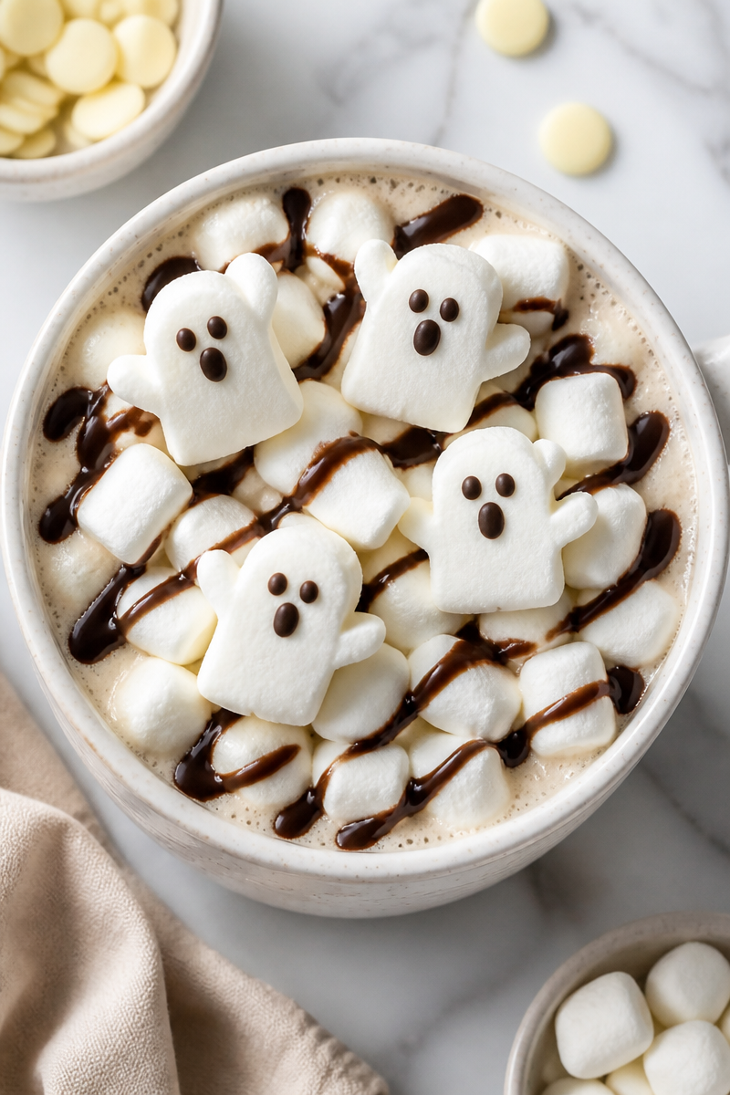 White Chocolate Ghost Hot Cocoa