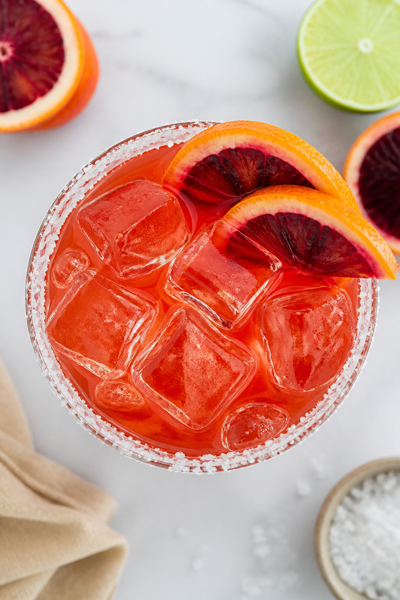 Bloody Vampire Bite Margarita Cocktail