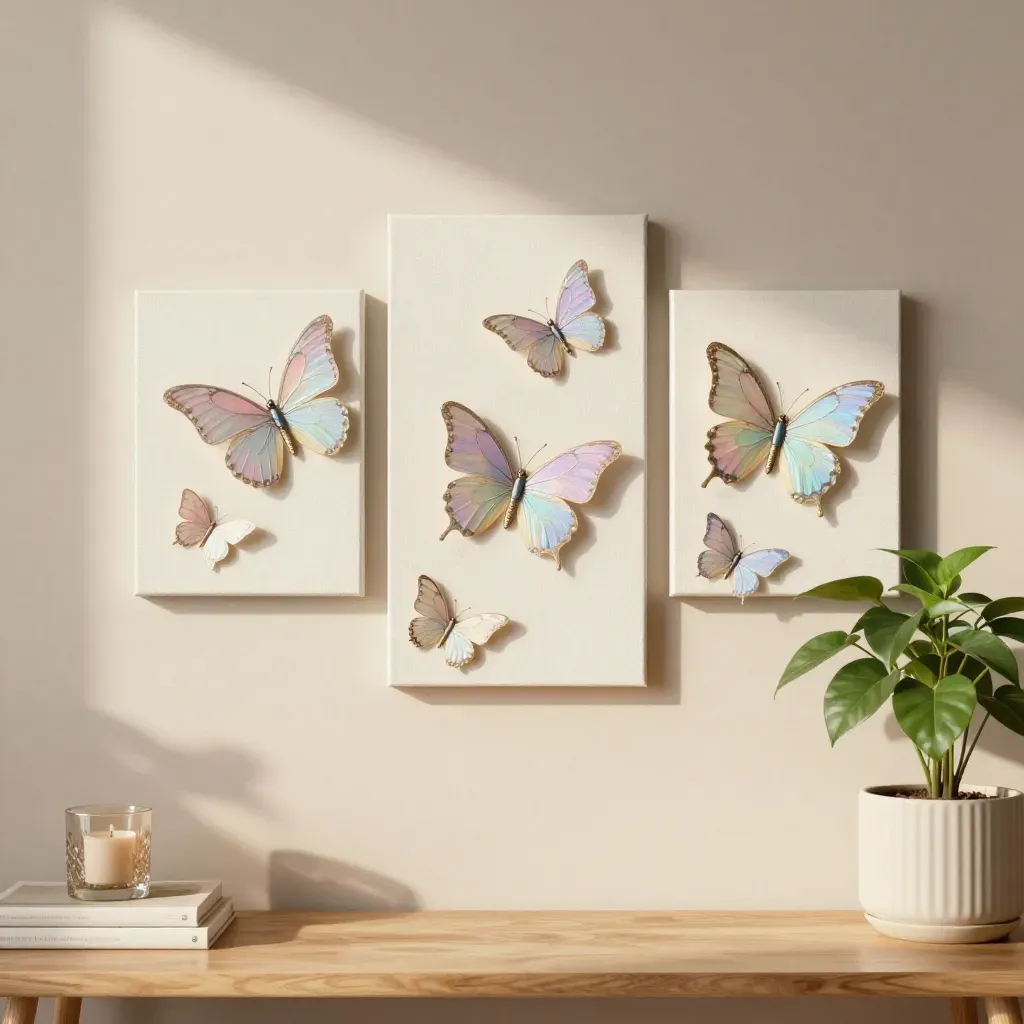 CD Butterfly Wall Art (Shimmer DIY) 7 CD Butterfly Wall Art (Shimmer DIY)