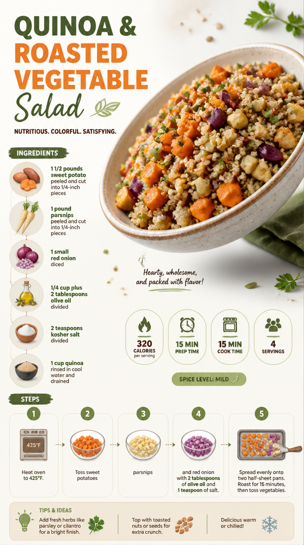 Quinoa and Roasted Vegetable Salad