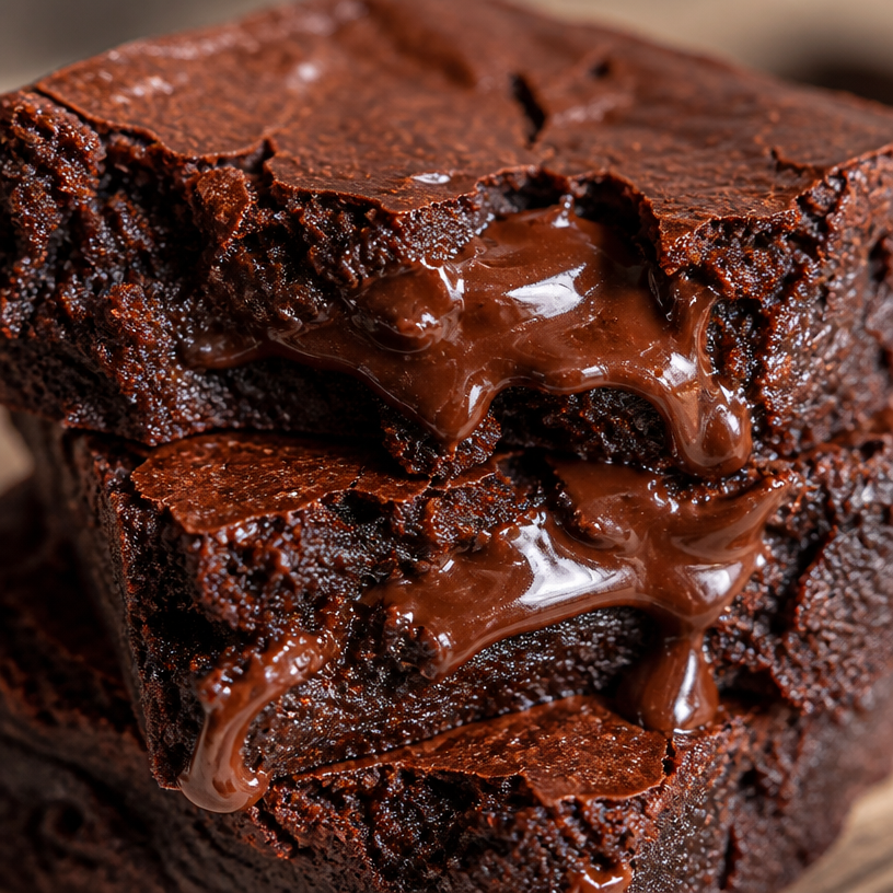 Easy 4-Ingredient Protein Fudge Brownies