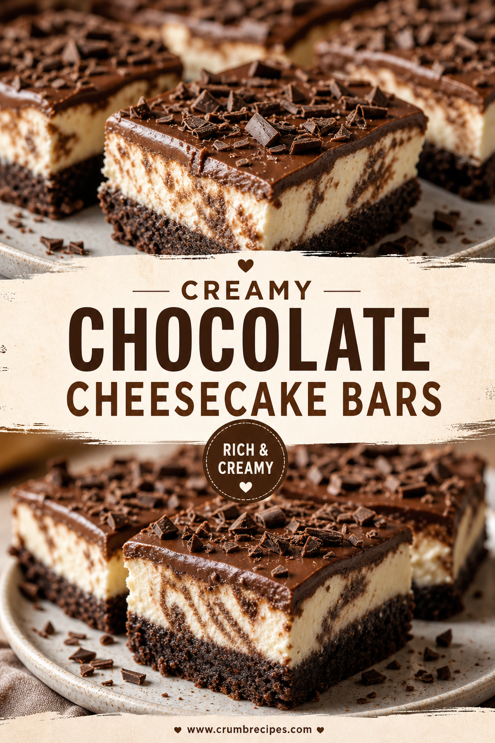 Chocolate Cheesecake Bars: Easy Dessert Recipe