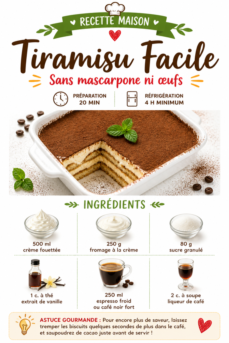 Tiramisu Facile