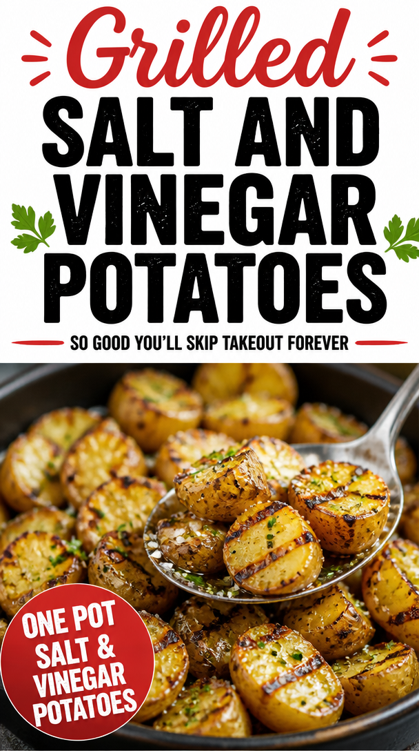 Grilled Salt and Vinegar Potatoes