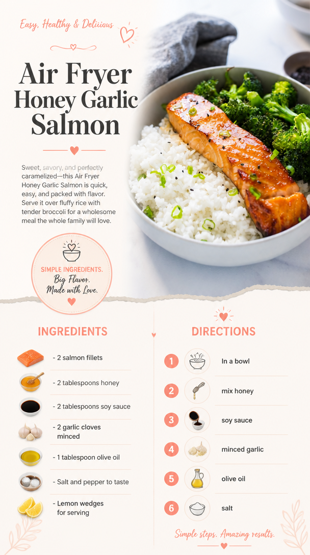 Air Fryer Honey Garlic Salmon