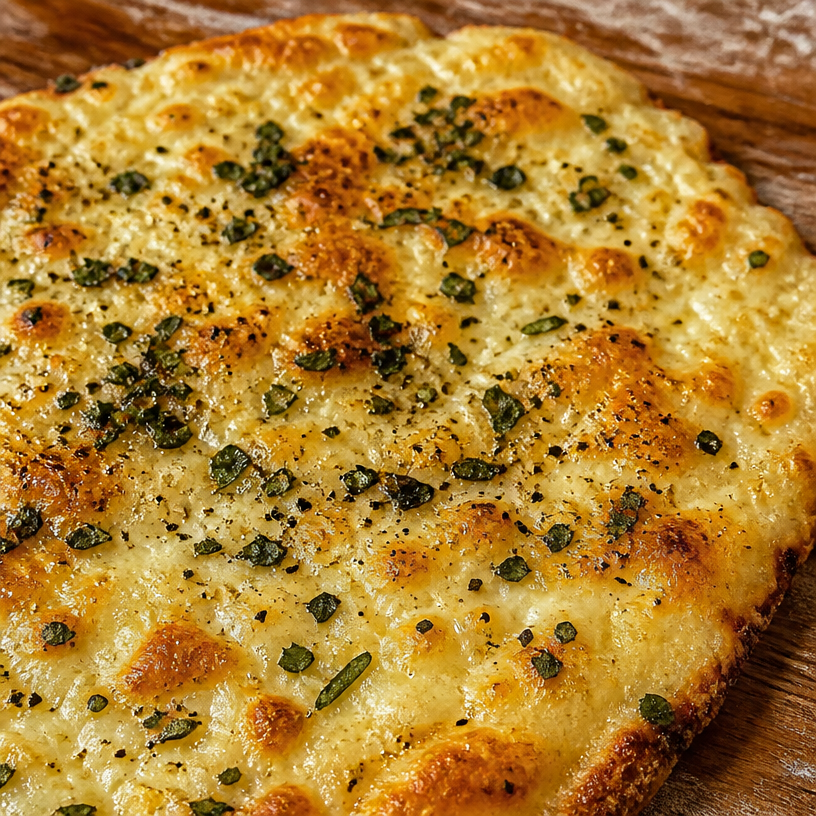High Protein 2-Ingredient Cottage Cheese Flatbread