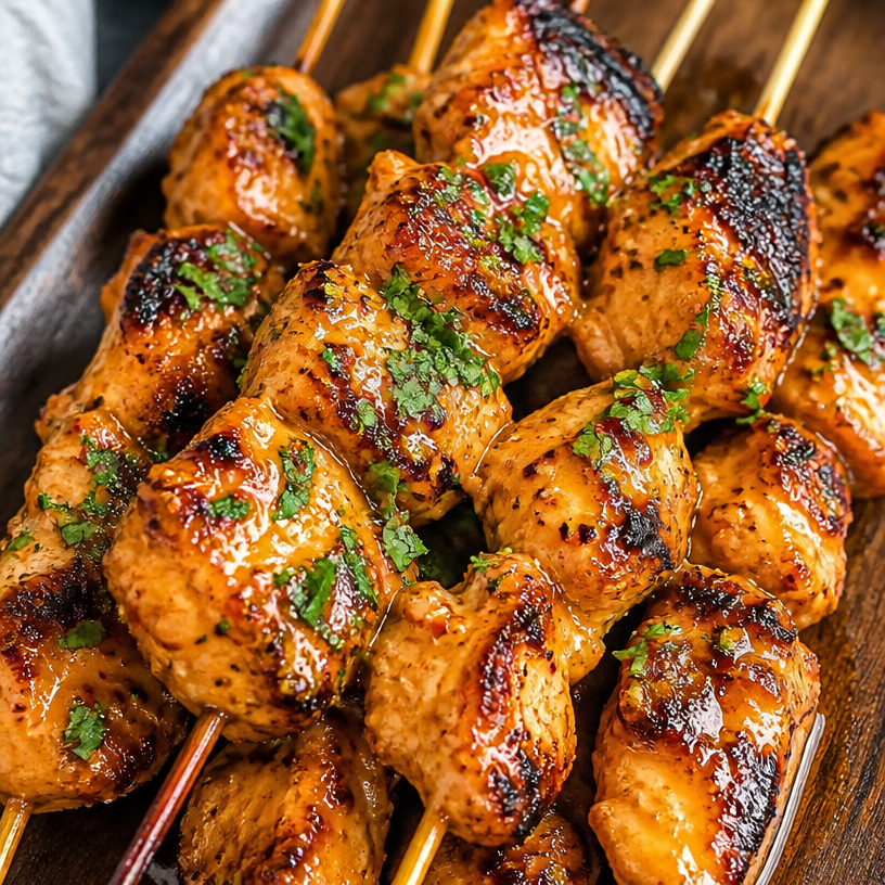 Bang Bang Chicken Skewers