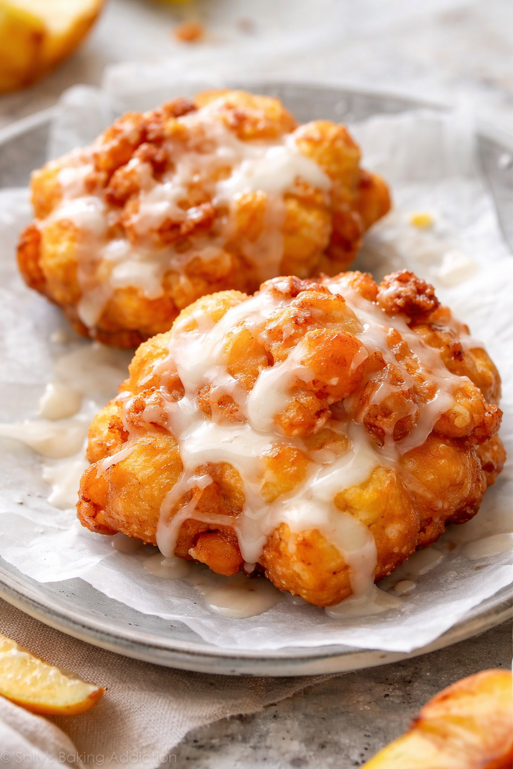 Fresh Peach Fritters