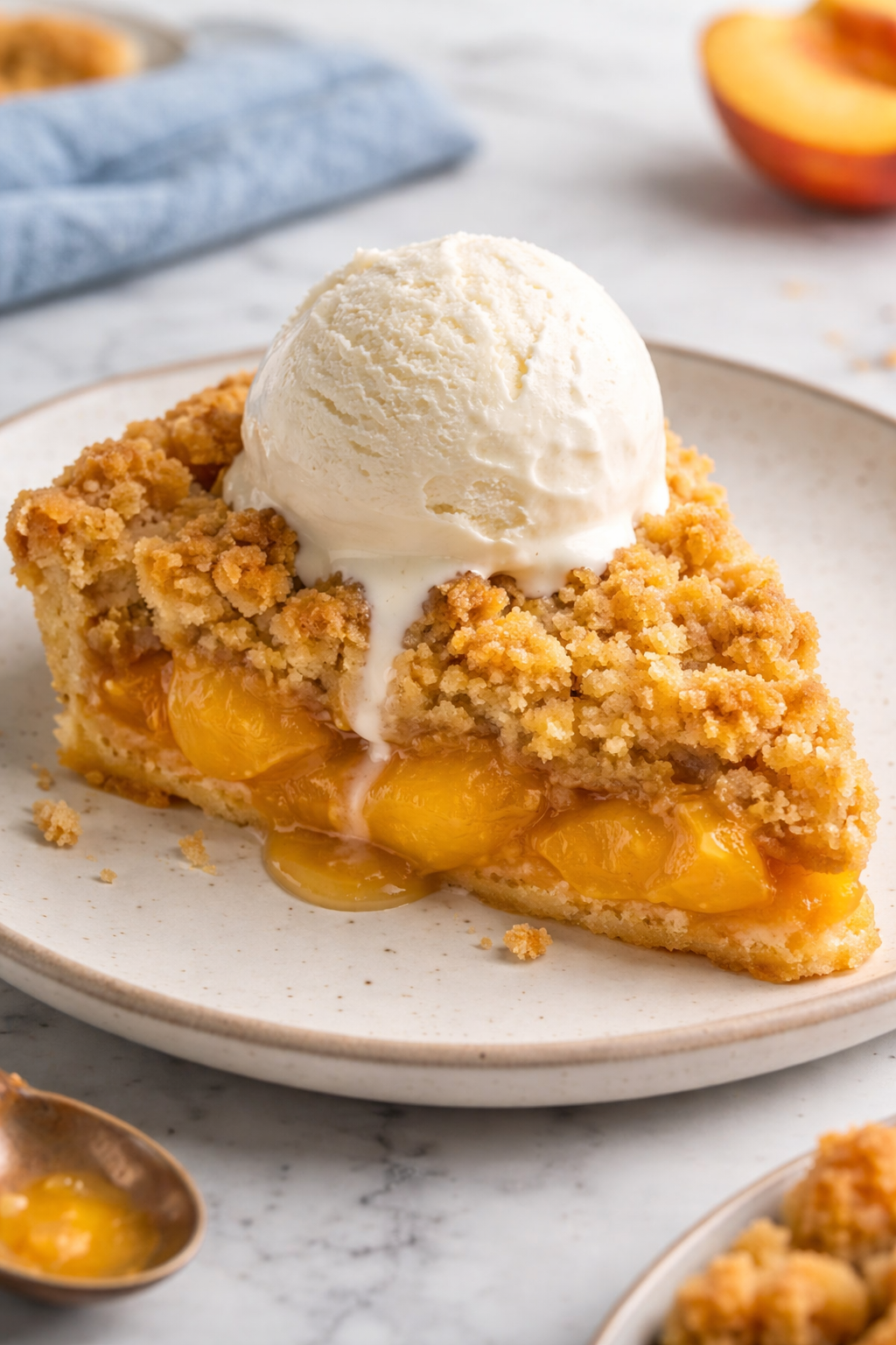 Peach Crumble