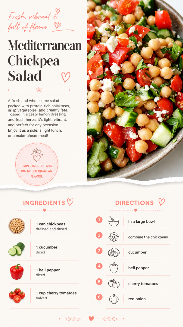 Mediterranean Chickpea Salad