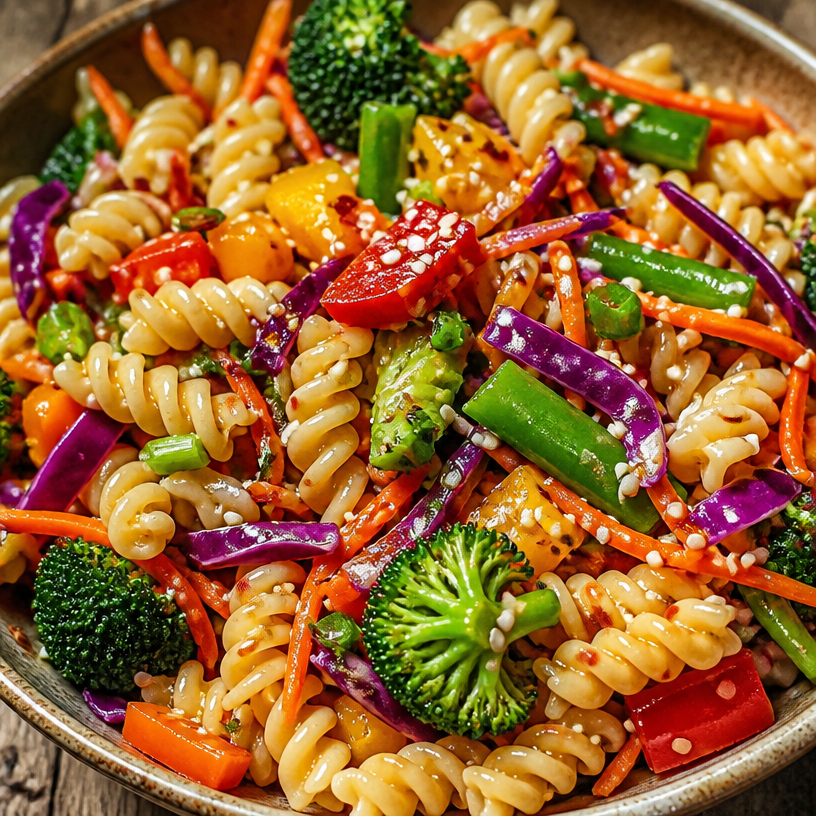 Asian Pasta Salad (Gluten-Free, Vegan)