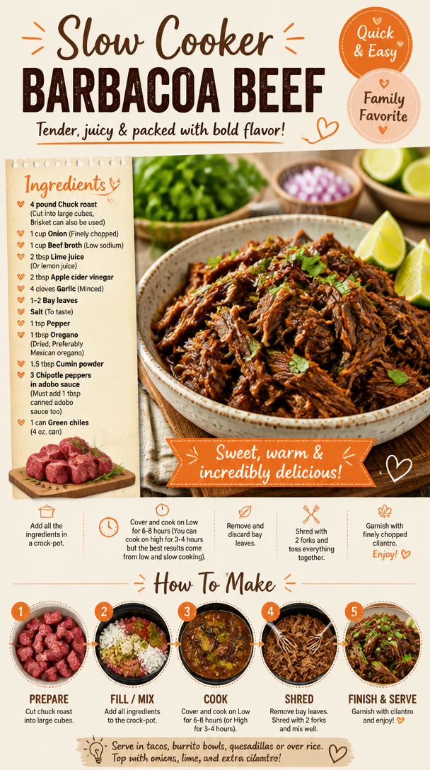 Slow Cooker Barbacoa Beef
