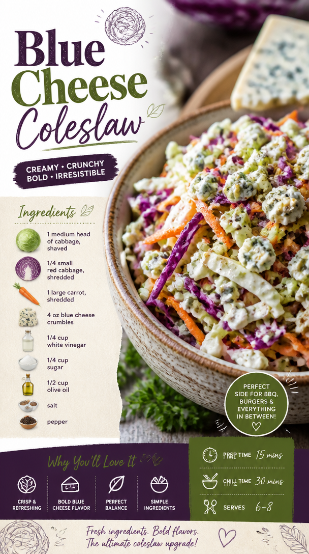 Blue Cheese Coleslaw