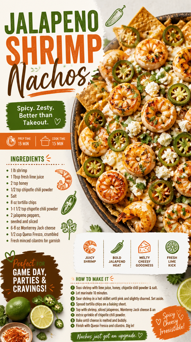 Jalapeno Shrimp Nachos