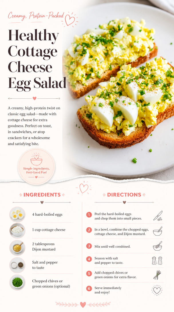 Healthy Cottage Cheese Egg Salad