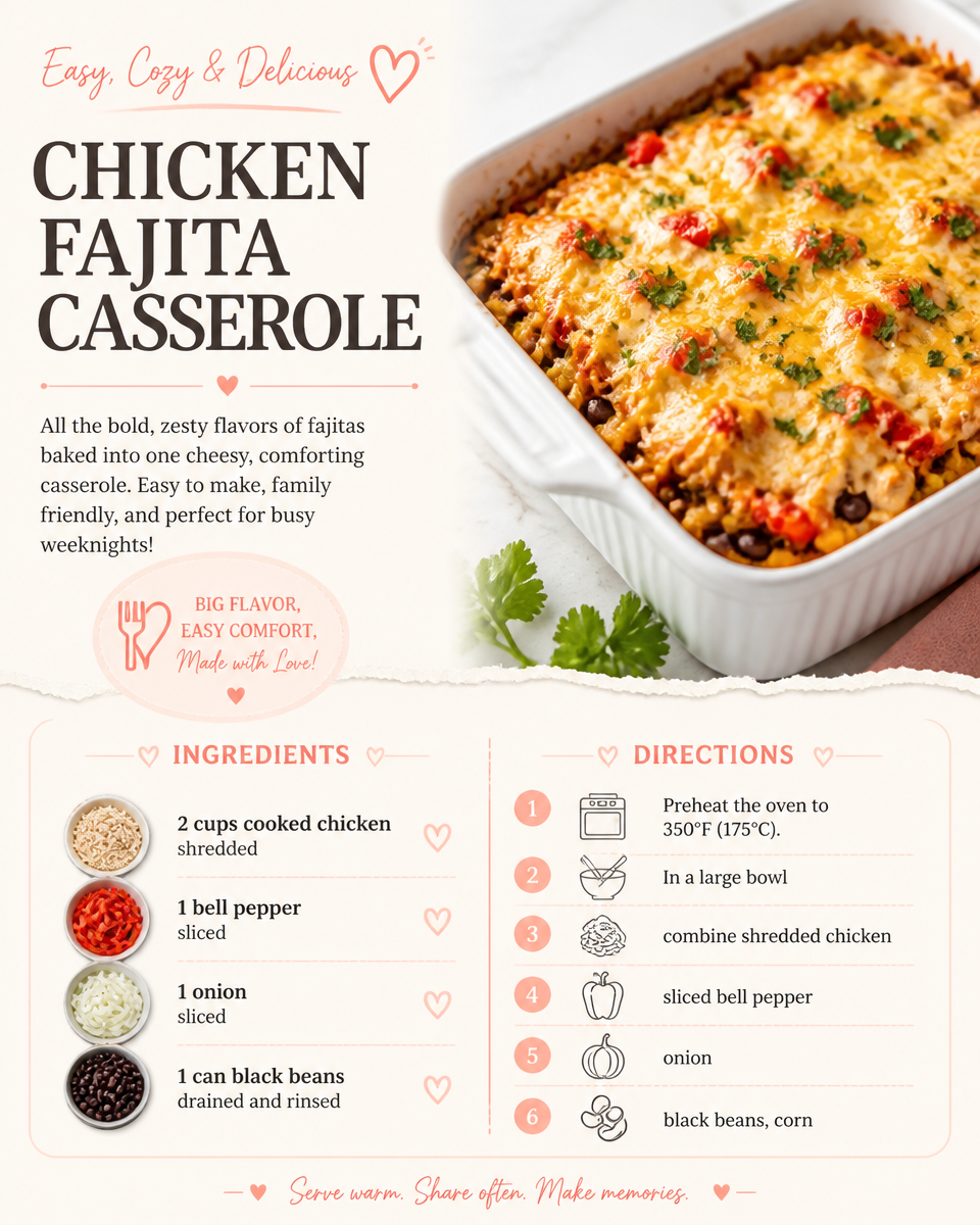 Chicken Fajita Casserole