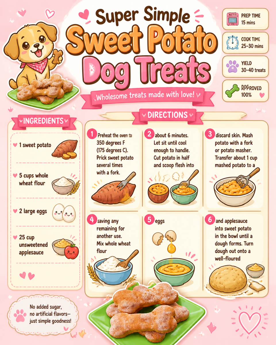 Super Simple Sweet Potato Dog Treats