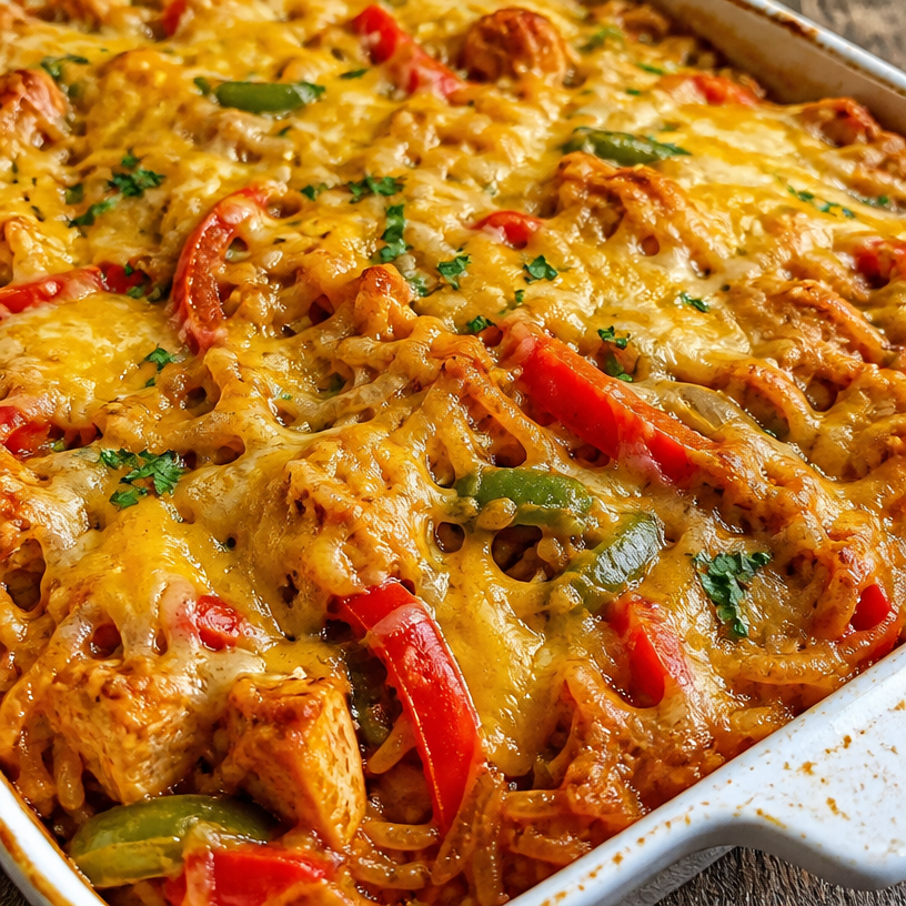 Chicken Fajita Casserole