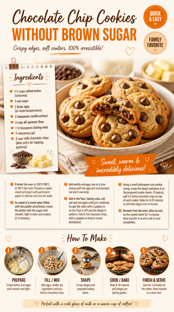 Chocolate Chip Cookies Without Brown Sugar