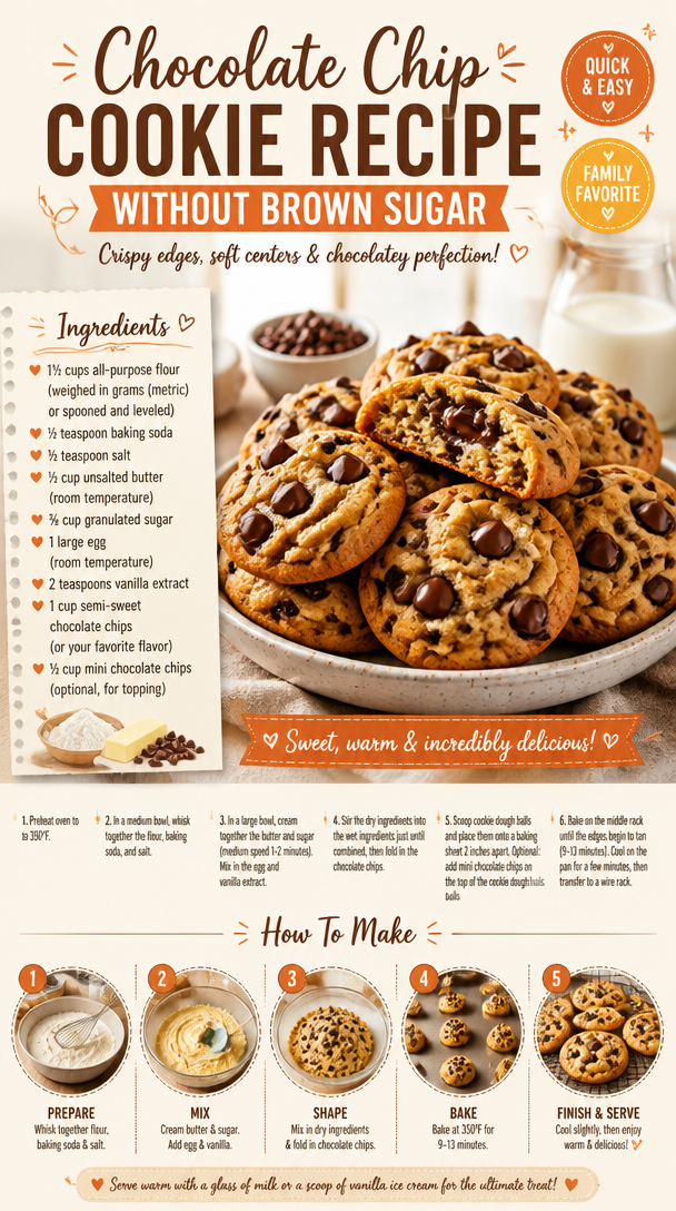Chocolate Chip Cookie Recipe Without Brown Sugar