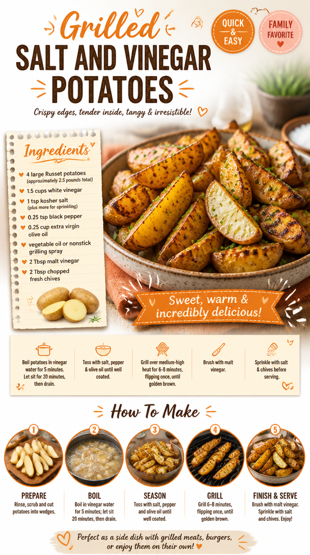 Grilled Salt and Vinegar Potatoes