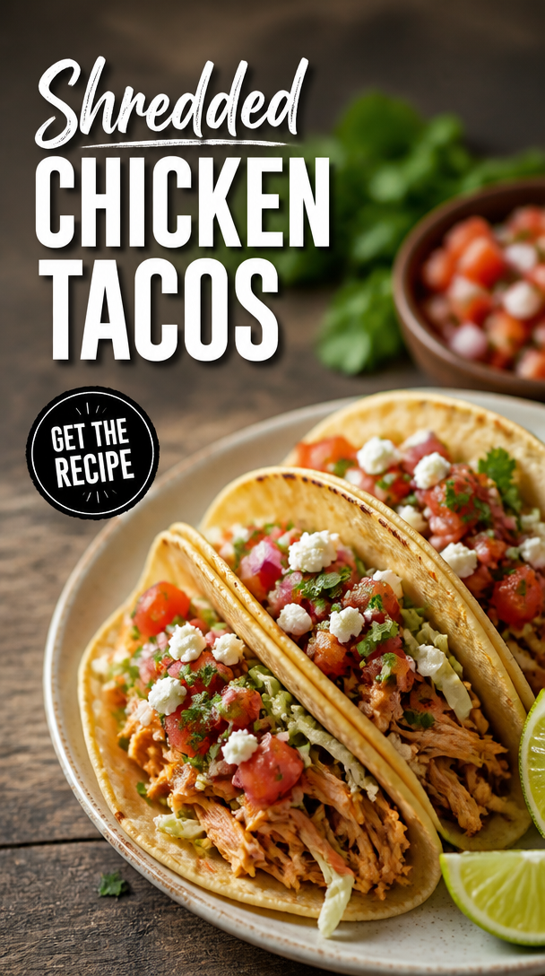 Shredded Chicken Tacos