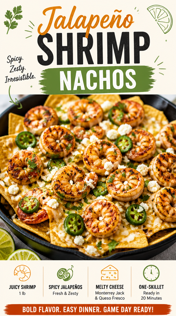 Jalapeño Shrimp Nachos