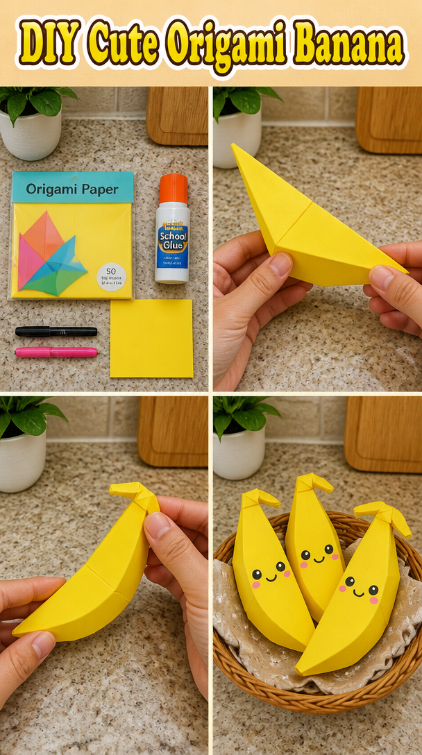 DIY Cute Origami Banana