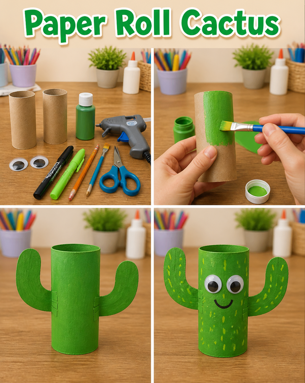 Paper Roll Cactus