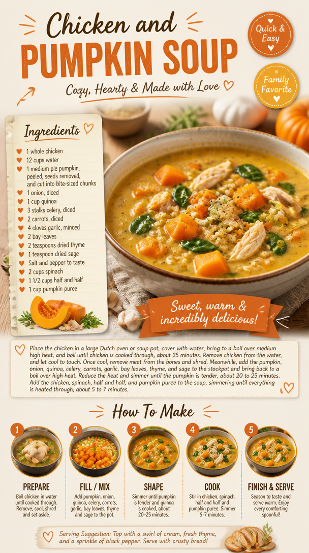 Chicken and Pumpkin Soup