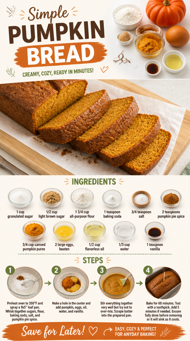 Simple Pumpkin Bread