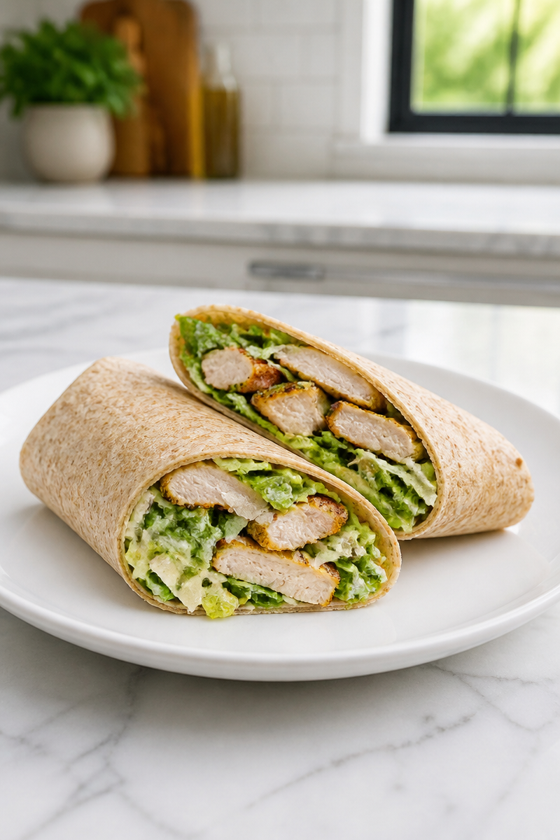 Healthy Grilled Chicken Caesar Wrap 5 Healthy Grilled Chicken Caesar Wrap