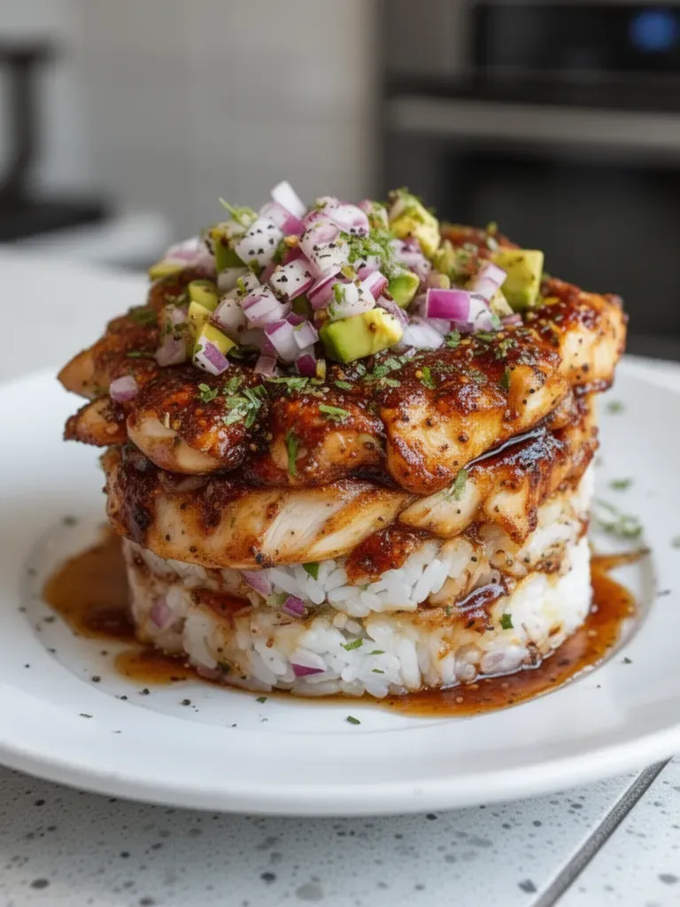 Honey Lime Chicken Stack