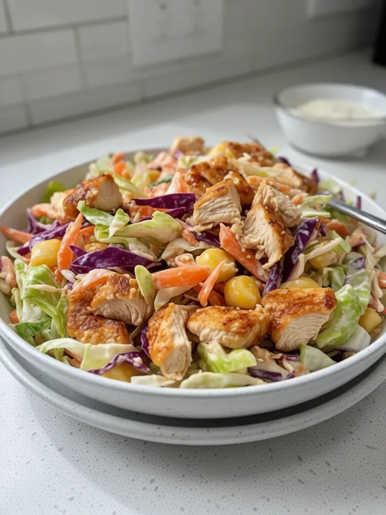 Hawaiian Chicken Slaw Salad