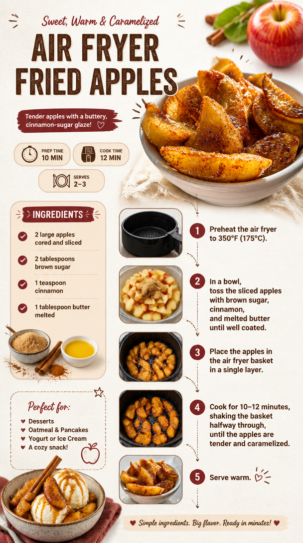 Air Fryer Fried Apples