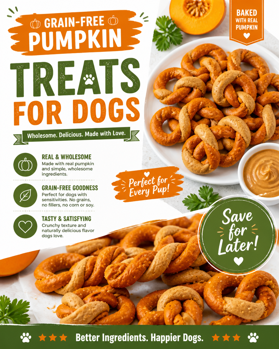 Grain-Free Pumpkin Treats for Dogs
