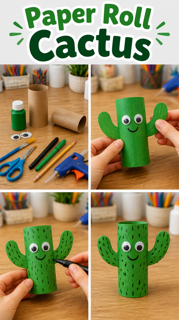 Paper Roll Cactus