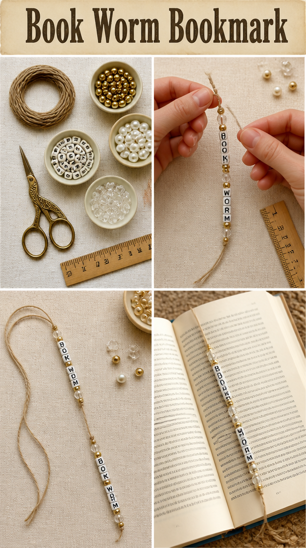 Book Worm Bookmark