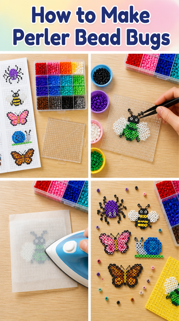 How to Make Perler Bead Bugs