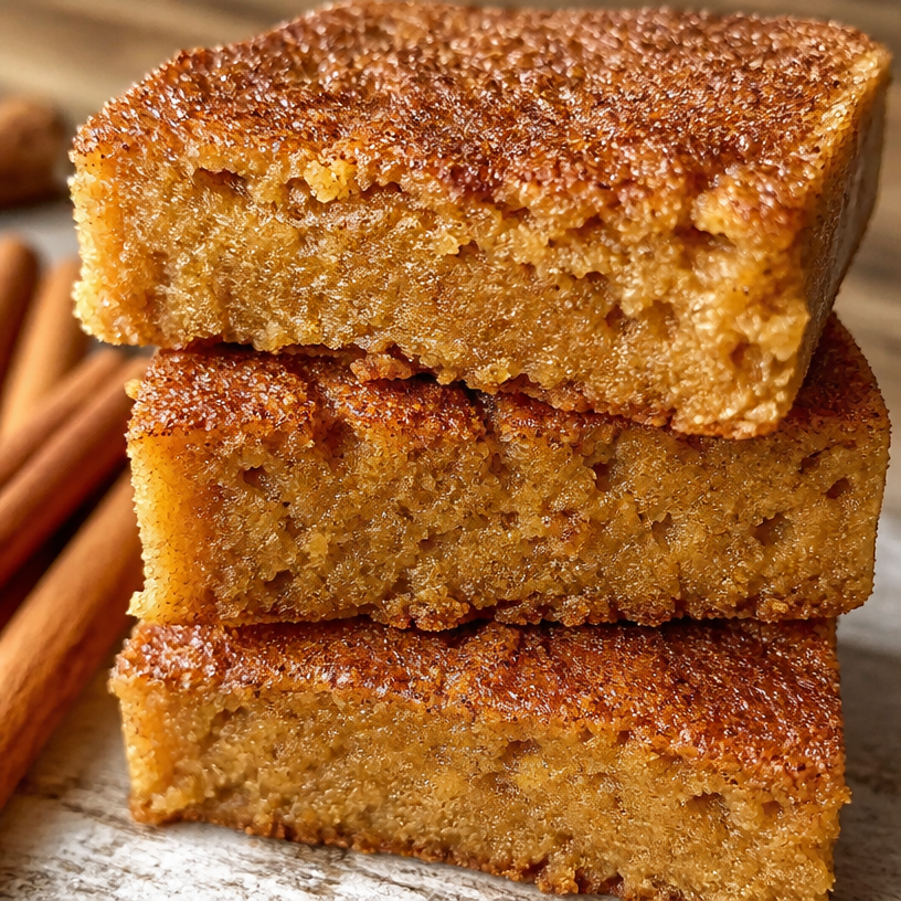 Snickerdoodle Chickpea Blondies