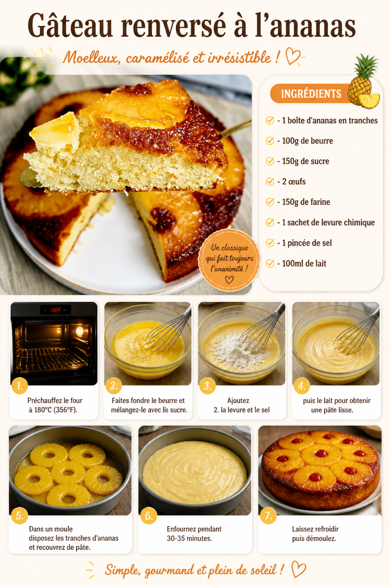 Pineapple upside-down cake
