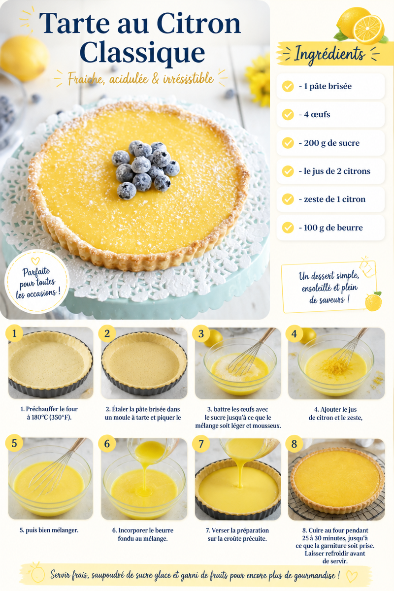 Tarte au Citron Classique