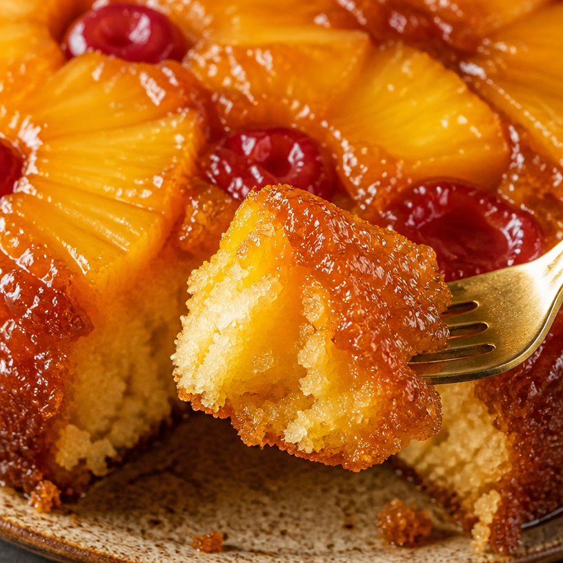 Pineapple upside-down cake