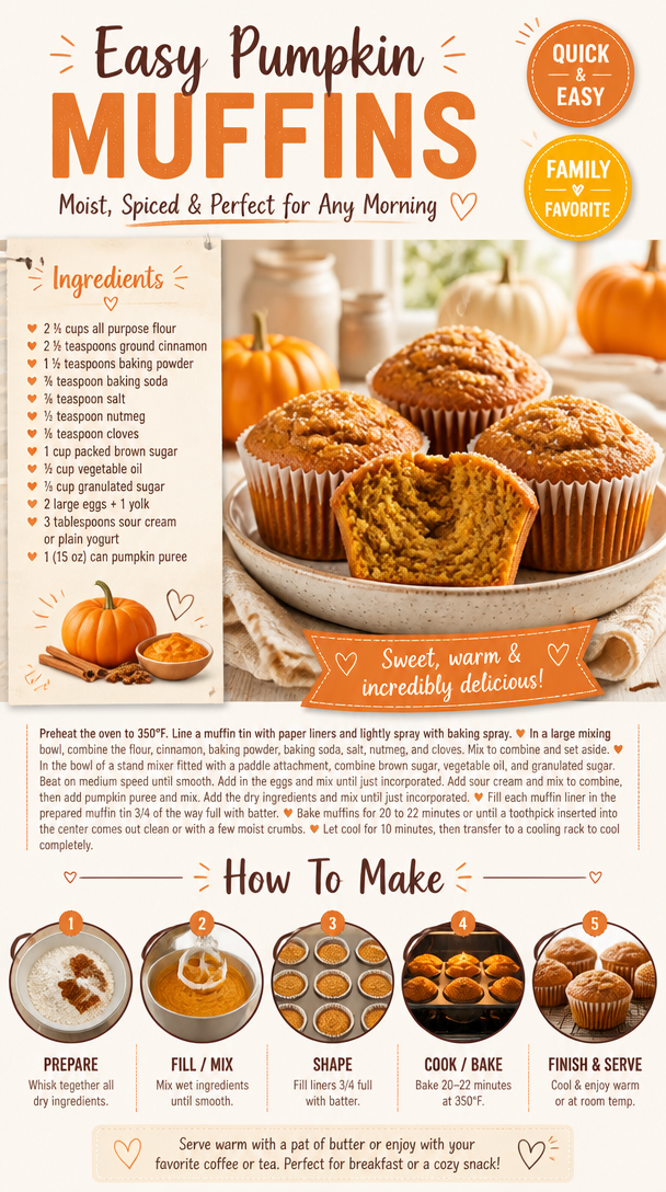 Easy Pumpkin Muffins