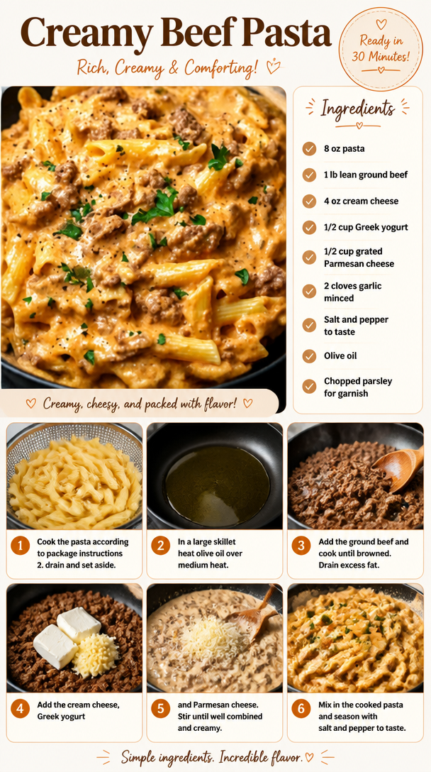 Creamy Beef Pasta
