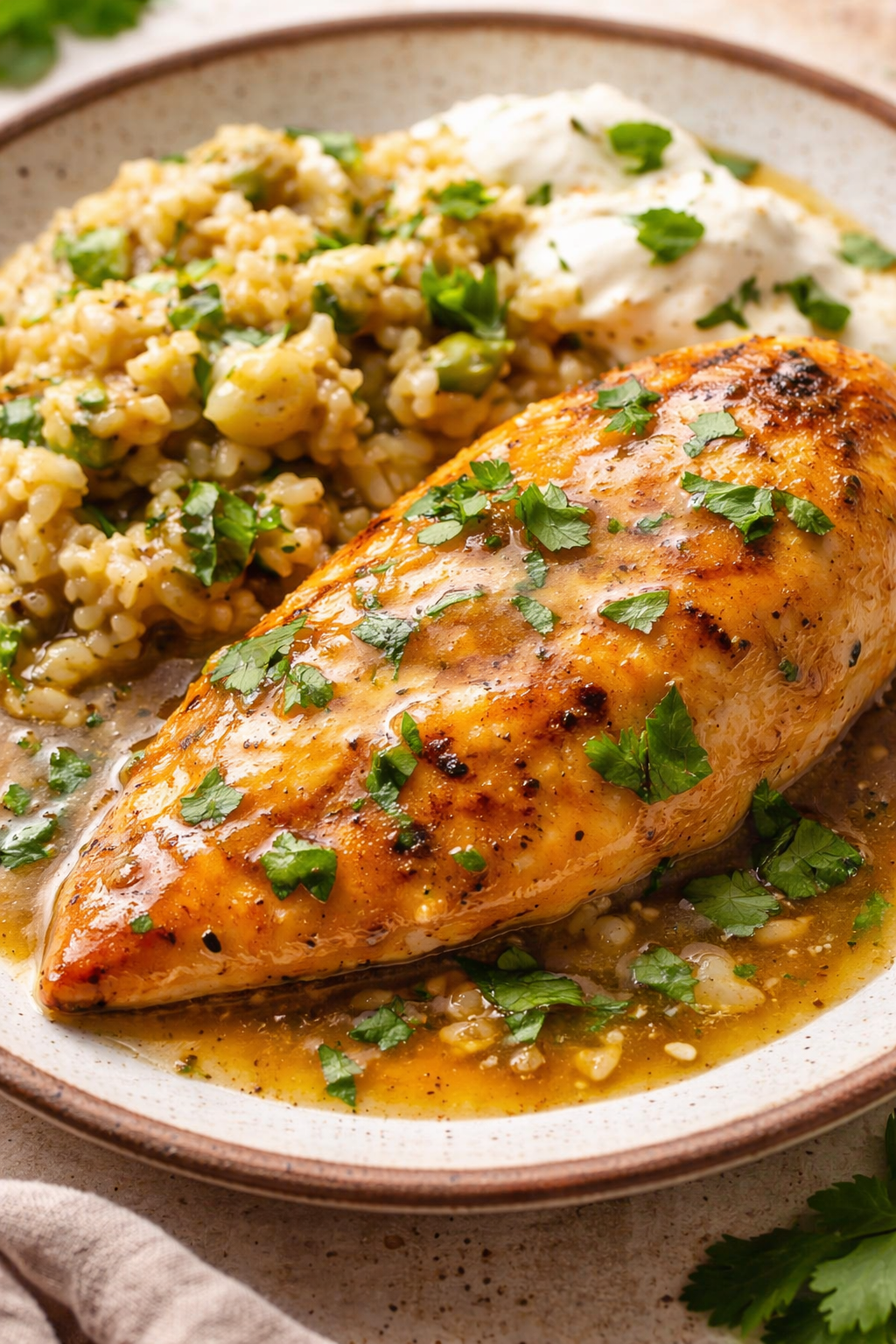 Mexican-Inspired Chicken with Green Chile Enchilada Sauce