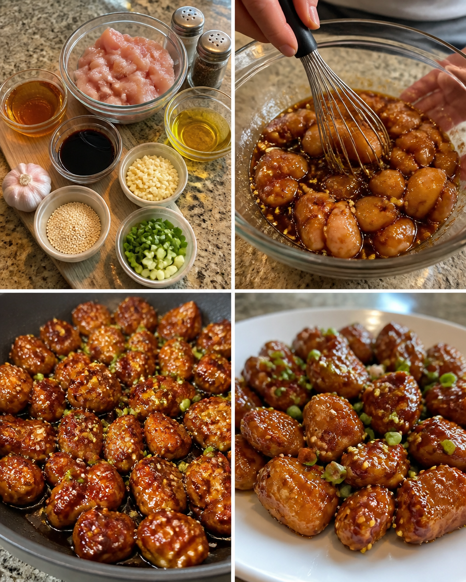 Honey Garlic Chicken Bites