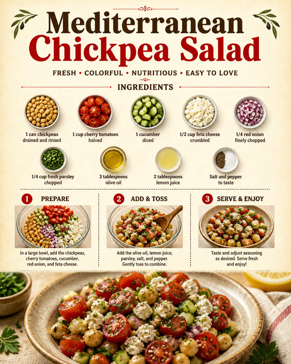 Mediterranean Chickpea Salad