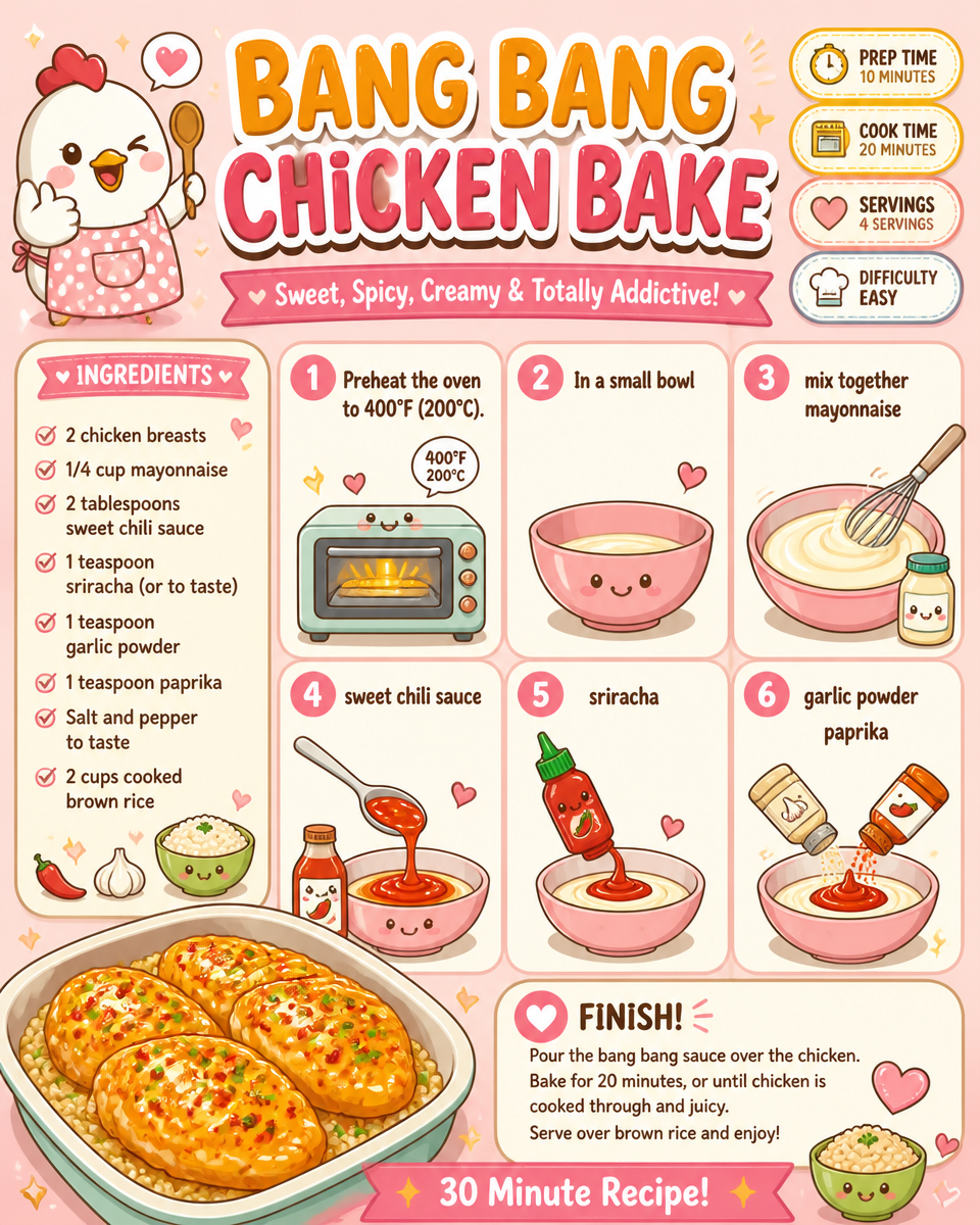Bang Bang Chicken Bake